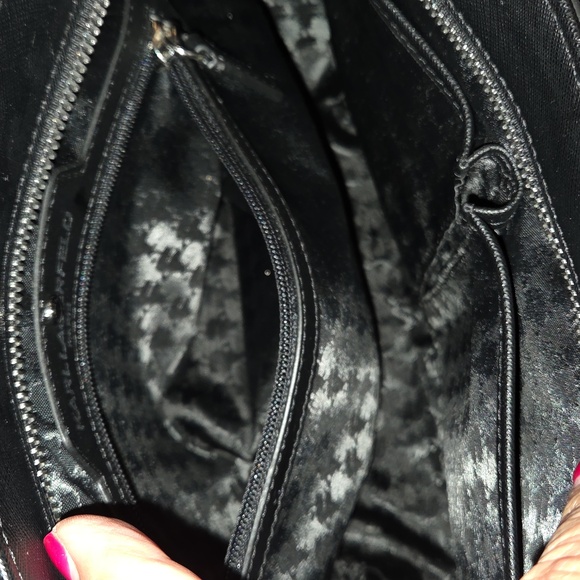 Karl Lagerfeld Black Multicolor Satchel - Picture 12 of 17